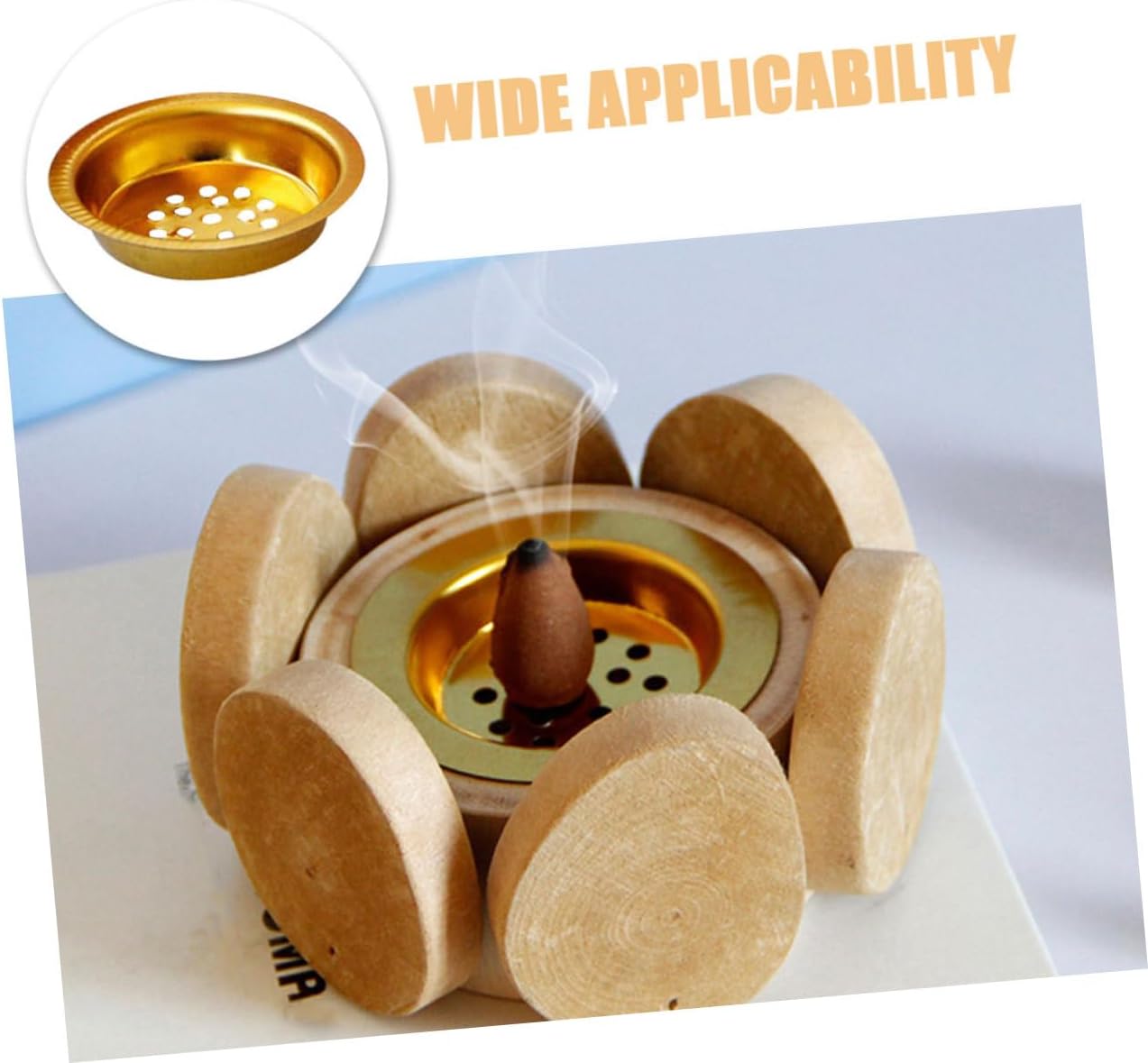 BESTYASH 10pcs Incense Burner Mesh Screens