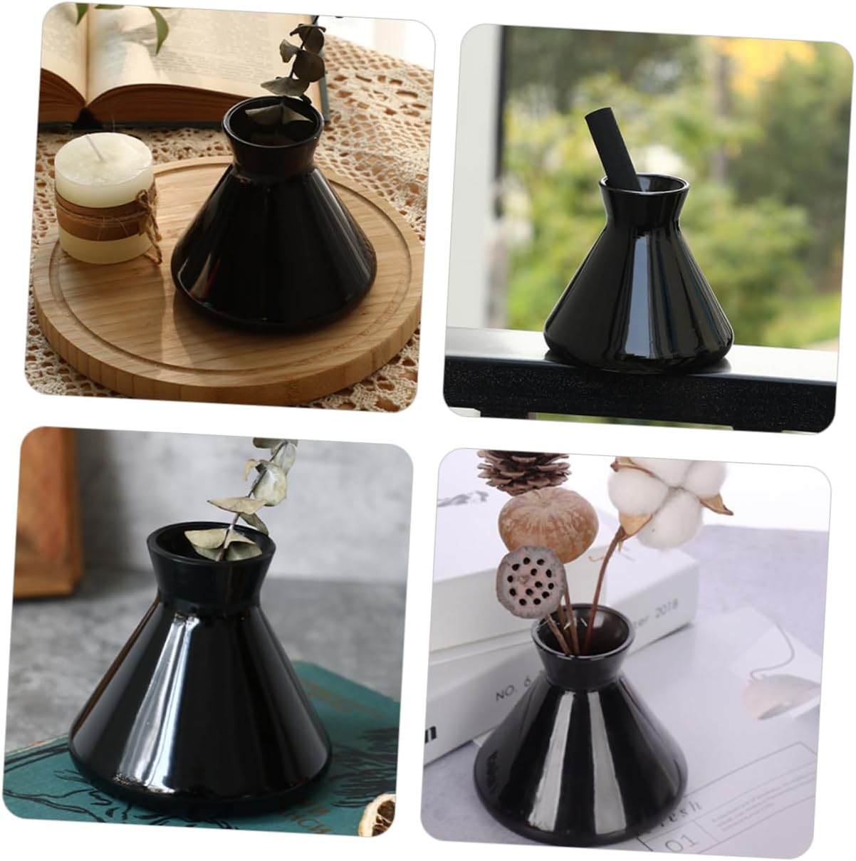 Cabilock Aesthetic Essential Oil Diffuser Bottle for Home Decor