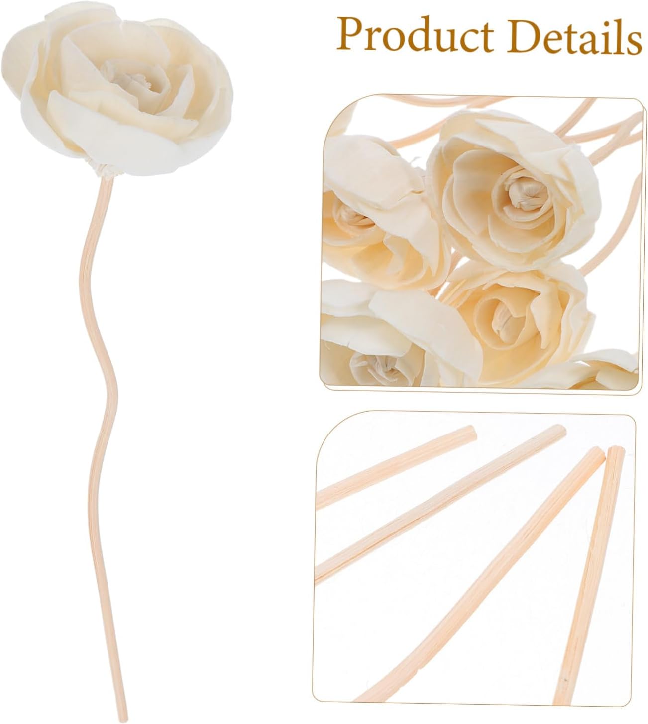 Garneck Aromatherapy Rattan Diffuser Sticks 8pcs