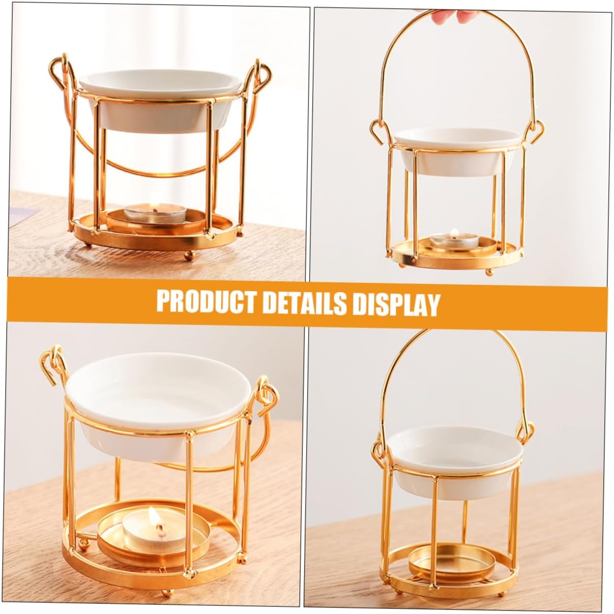 Ceramic Tealight Candle Holder with Essential Oil Diffuser