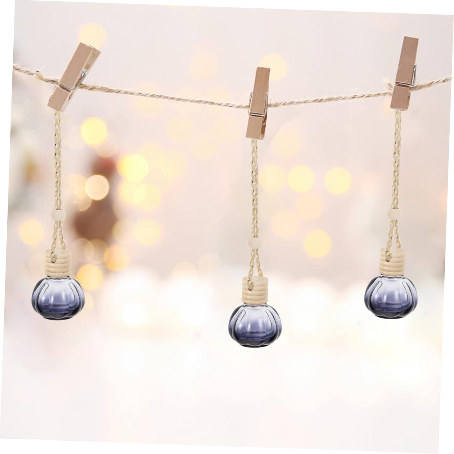VOSAREA 10Pcs Car Hanging Perfume Bottles Aromatherapy Decor
