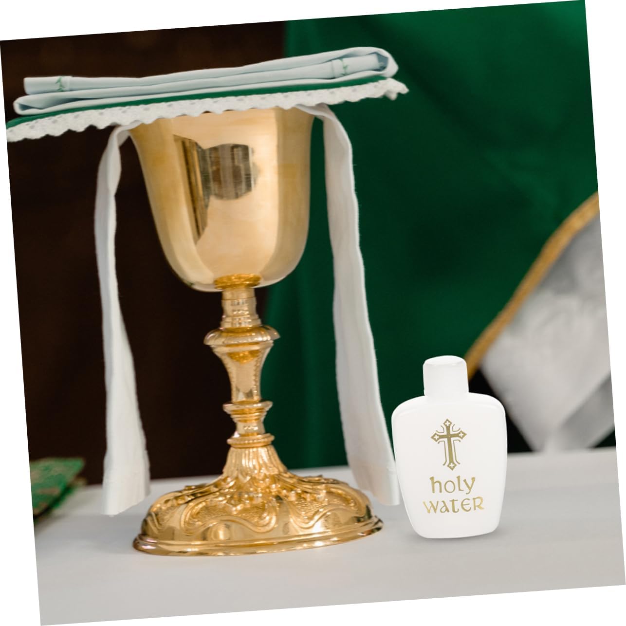 LIFKOME 2Pcs Vintage Holy Water Bottles for Spiritual Ceremonies and Decor