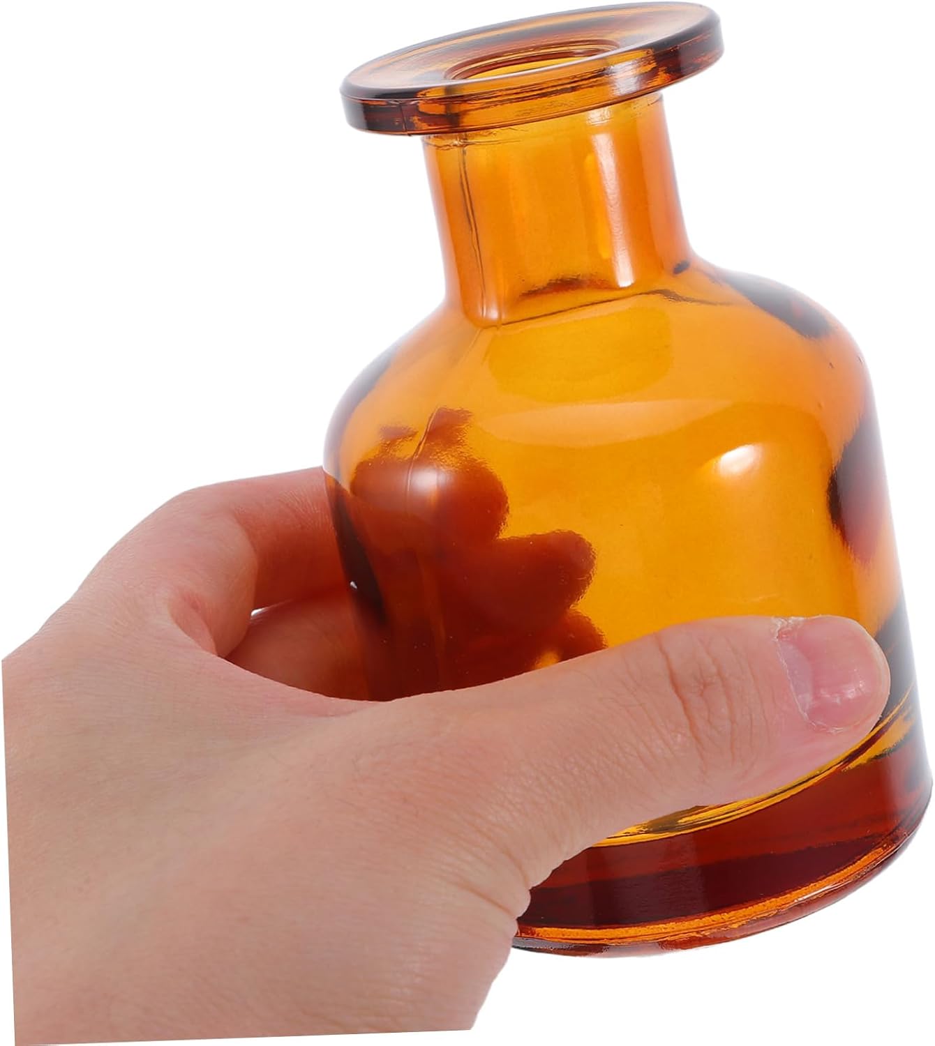 2pcs Glass Diffuser Bottles with Caps for Aromatherapy