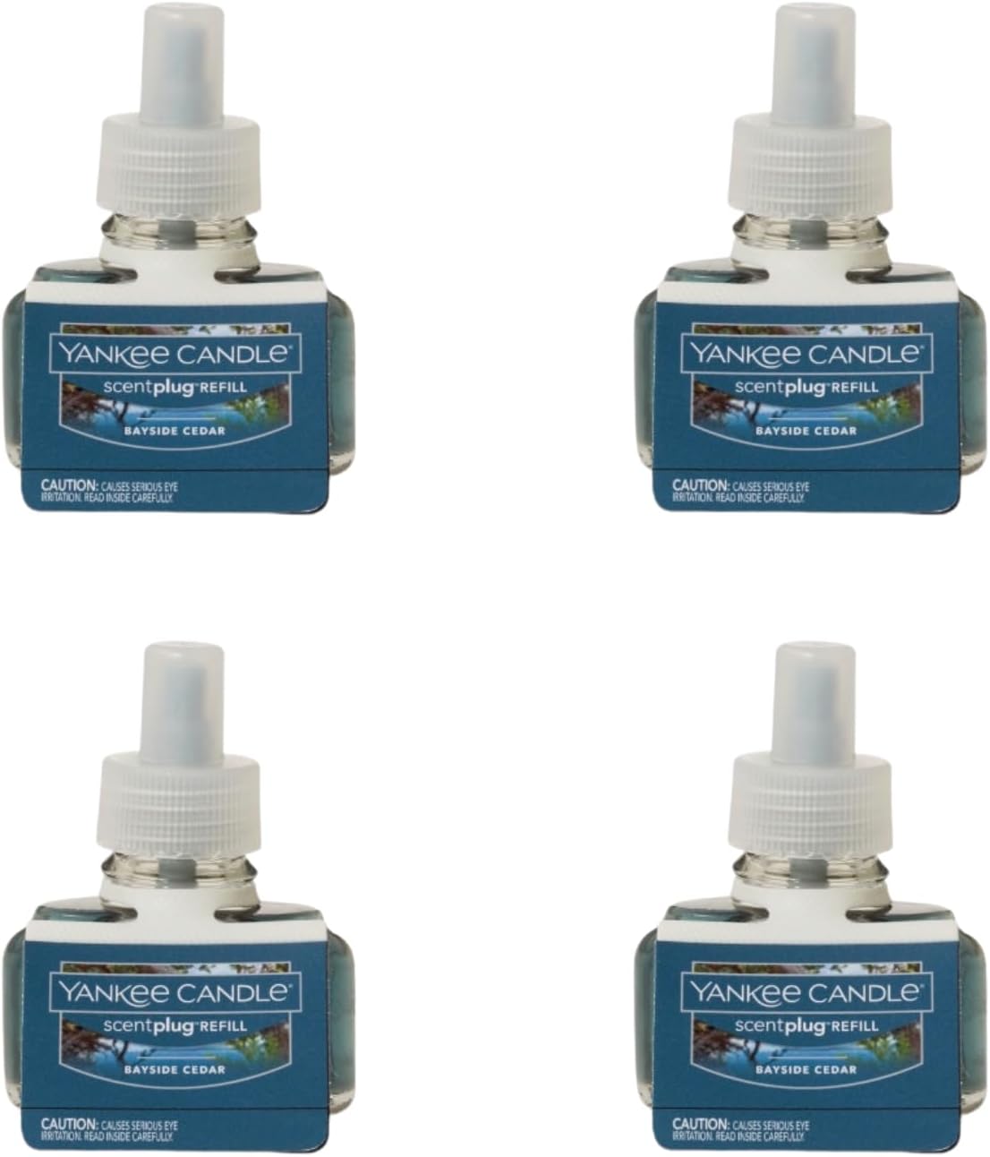 Yankee Candle Bayside Cedar Plug Refill Pack of 4