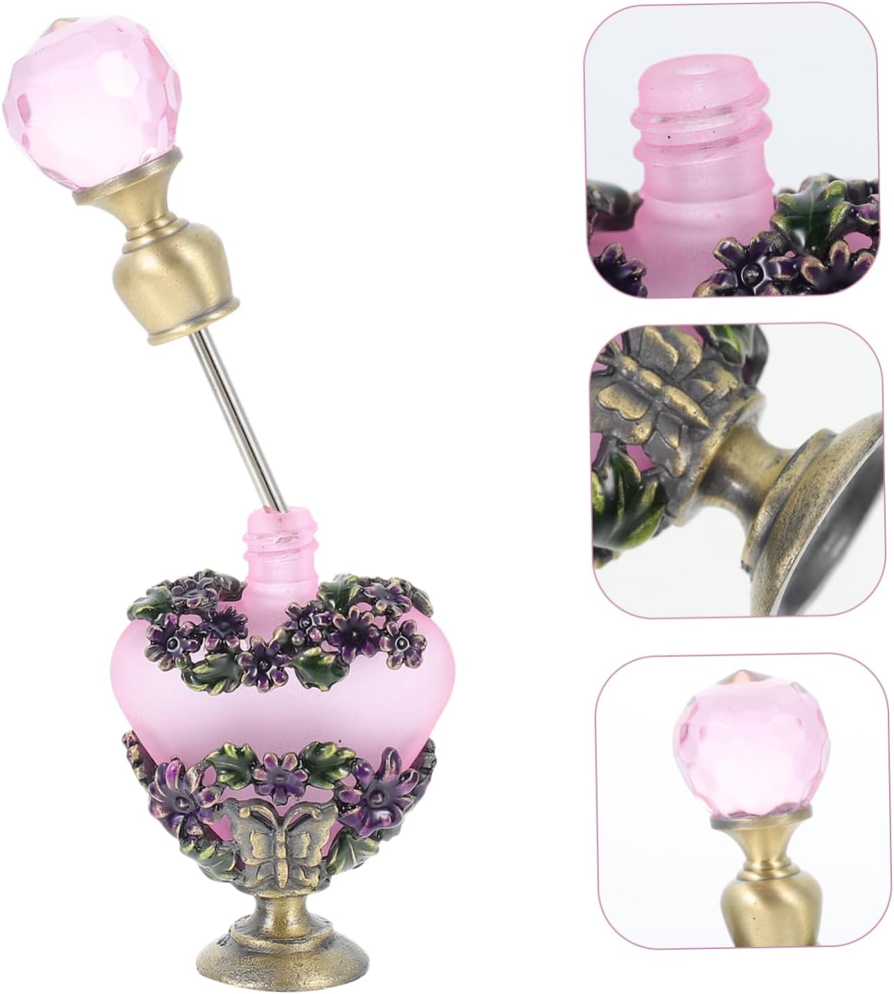 Middle East Style Glass Perfume Bottle for Travel and Decor