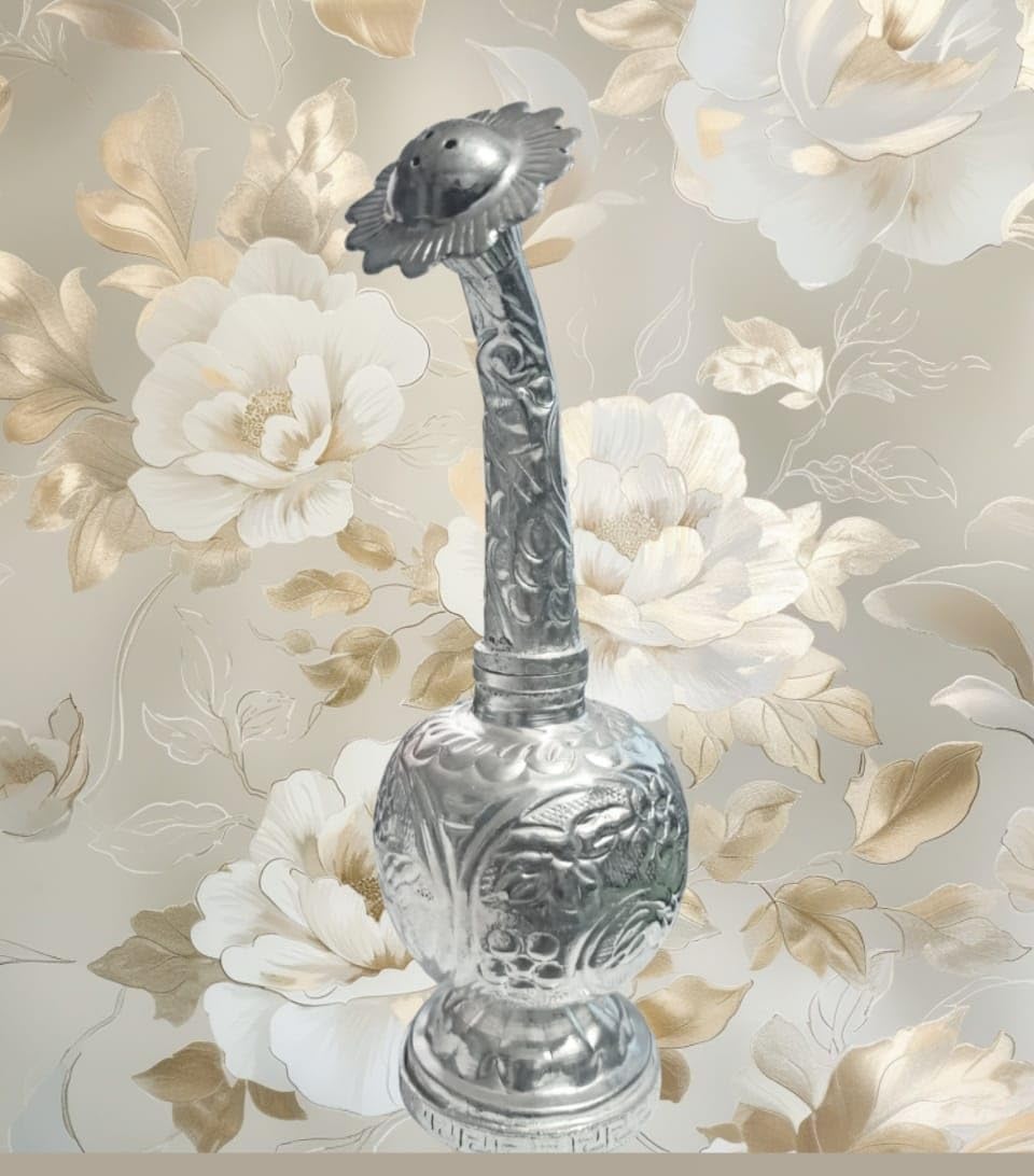 German Silver-Plated Attardani Pooja Room Sprinkler