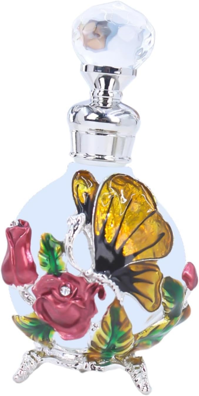 Glass Perfume Bottle 25ml Retro Design