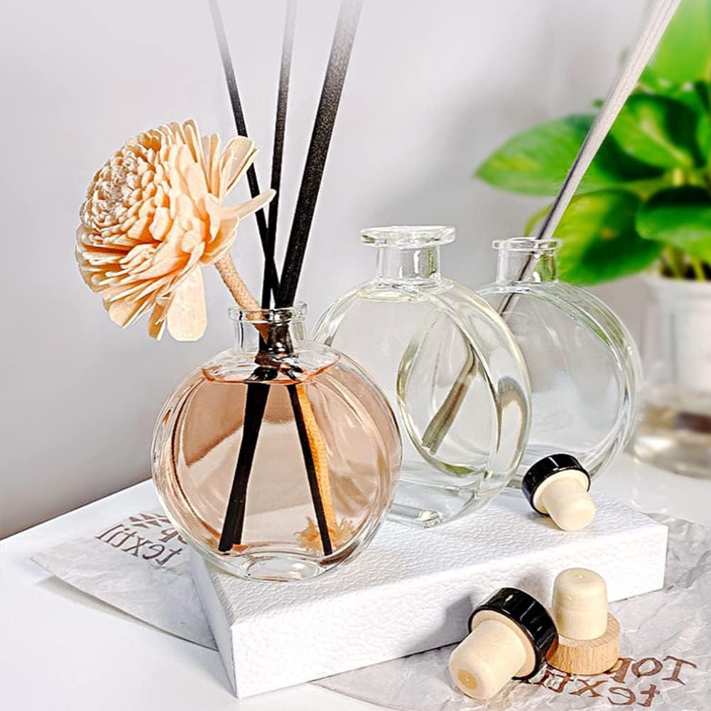 Clear 150ml Glass Diffuser Bottle - Aromatherapy Decor for Home Use