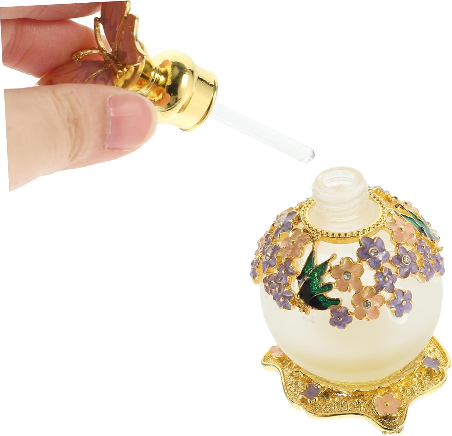PRETYZOOM Delicate Empty Perfume Bottle for Essential Oils and Travel
