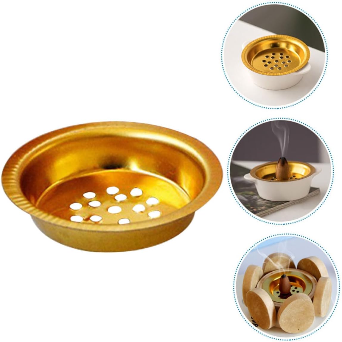 10PCS Charcoal Burner Net Screens with Middle Eastern Design for Home Fragrance