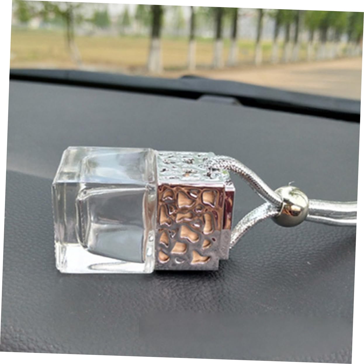10 Pcs 8ml Square Glass Perfume Bottle Decorative Aroma Diffuser for Men Women