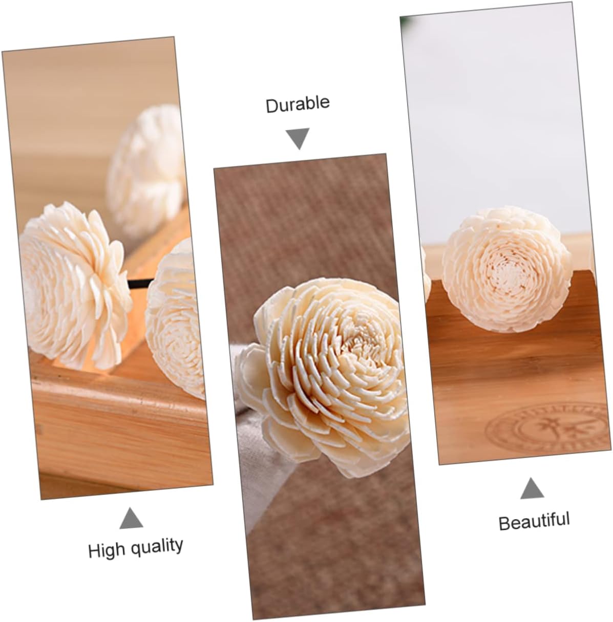 ABOOFAN 3pcs Lavender Aromatherapy Rattan Diffuser Sticks Home Decor