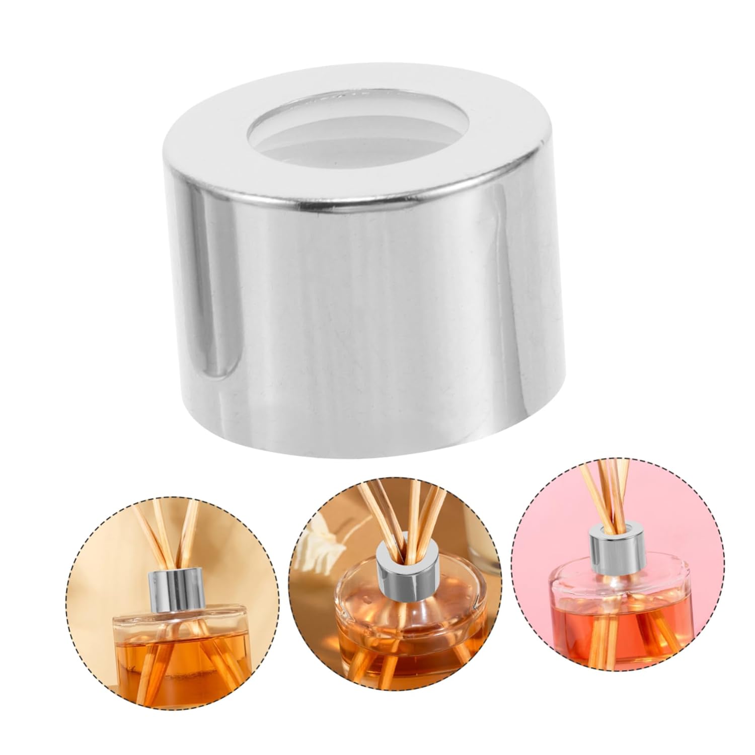 DIY Aromatherapy Bottle Caps 10pcs Diffuser Replacement Lids Holder for Home Office Car