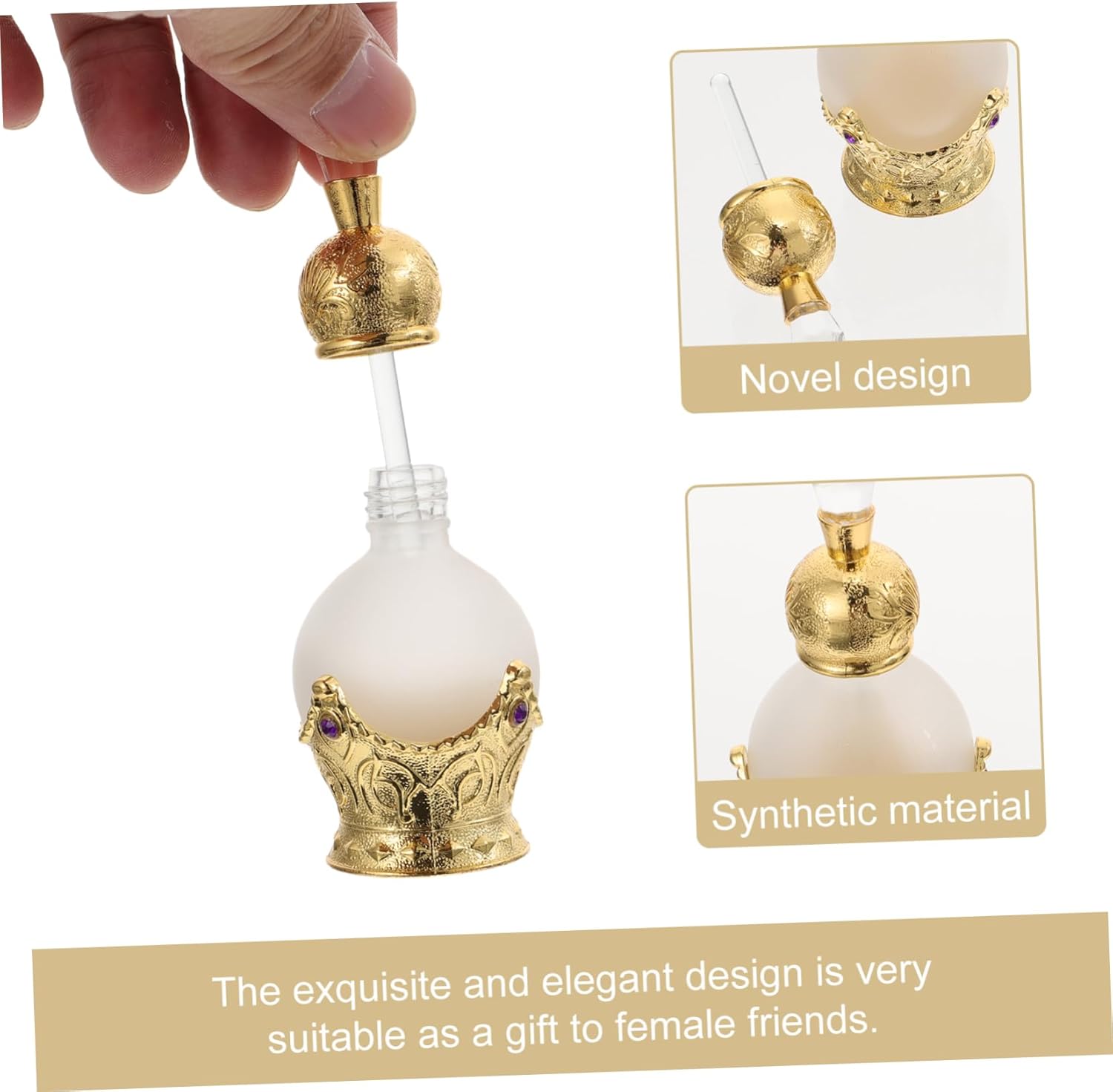 GALPADA Vintage Perfume Bottle for Travel and Essential Oils