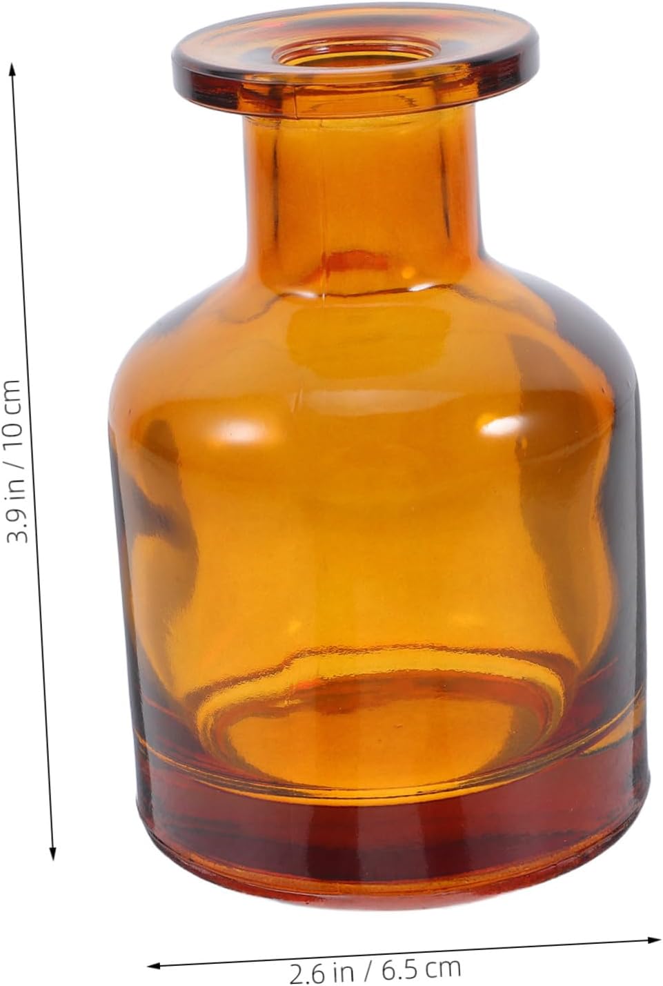 2pcs Glass Reed Diffuser Bottles Refillable Aromatherapy Sticks Holders for Home Office Car