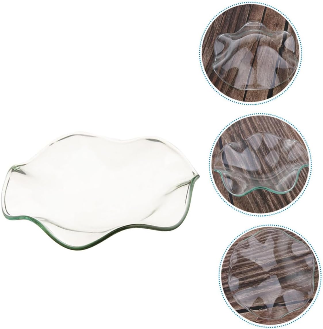 3pcs Replacement Glass Dish for Essential Oil Warmer Lamp