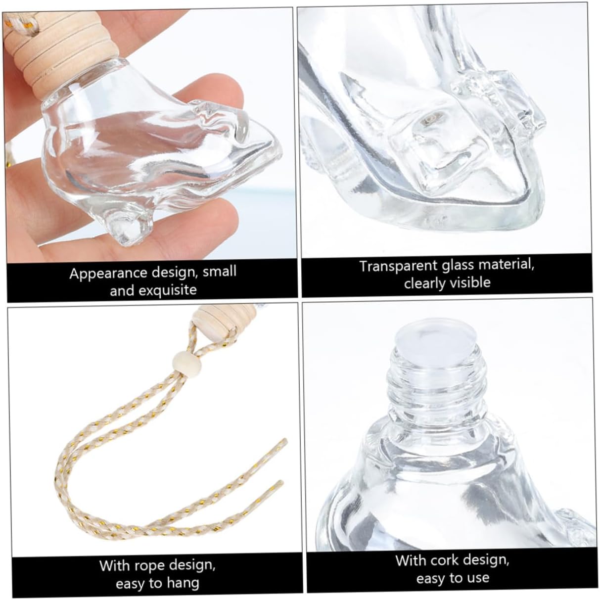 8ml High Heel Shaped Hanging Perfume Bottle Set 5-Piece
