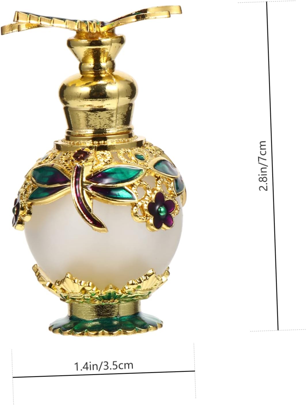 1Pc Glass Essential Oil Bottle for Aromatherapy Diffuser Storage and Perfume Use