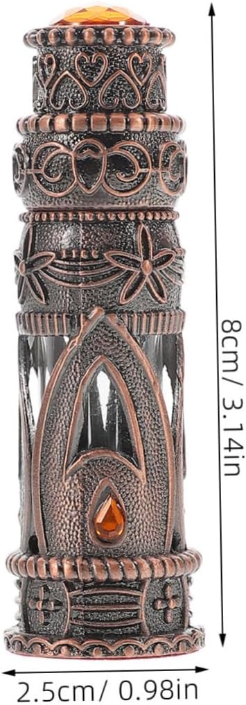 Portable Vintage Refillable Perfume Bottle for Travel Daily Use Durable Glass Design Compact Fragrance Atomizer