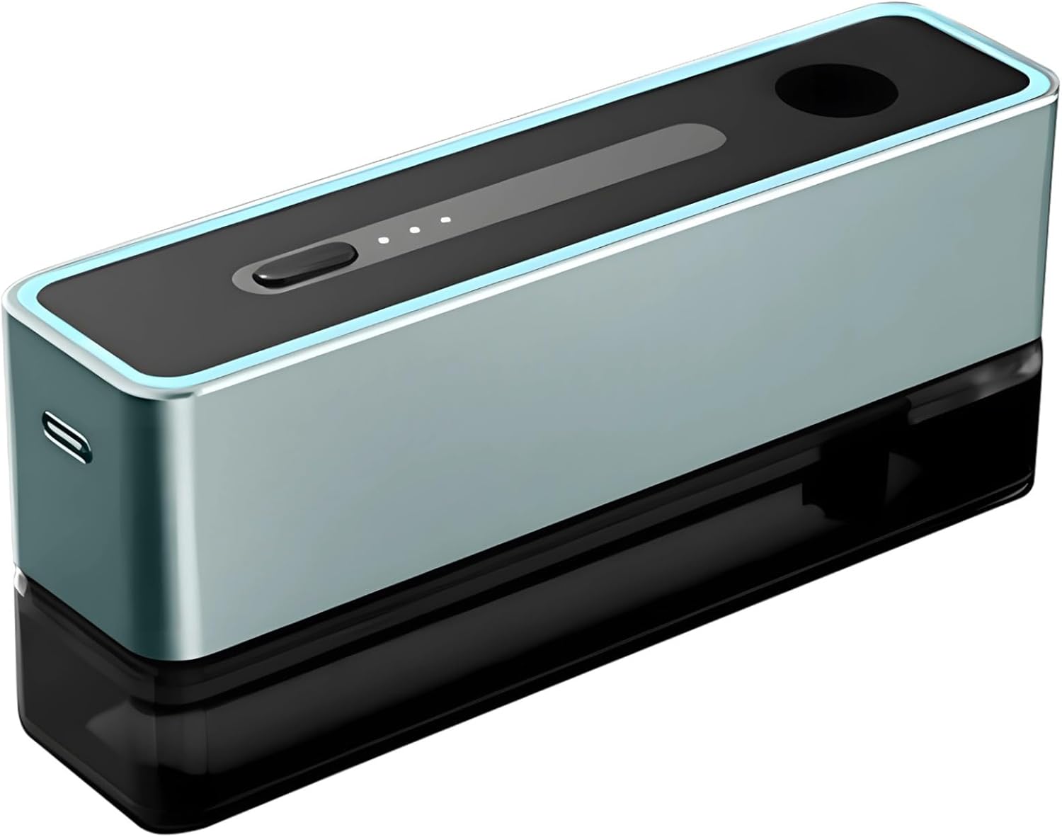 Portable Essential Oil Nebulizer with USB Charging Touch Control Alloy and LED Lights for Aromatherapy