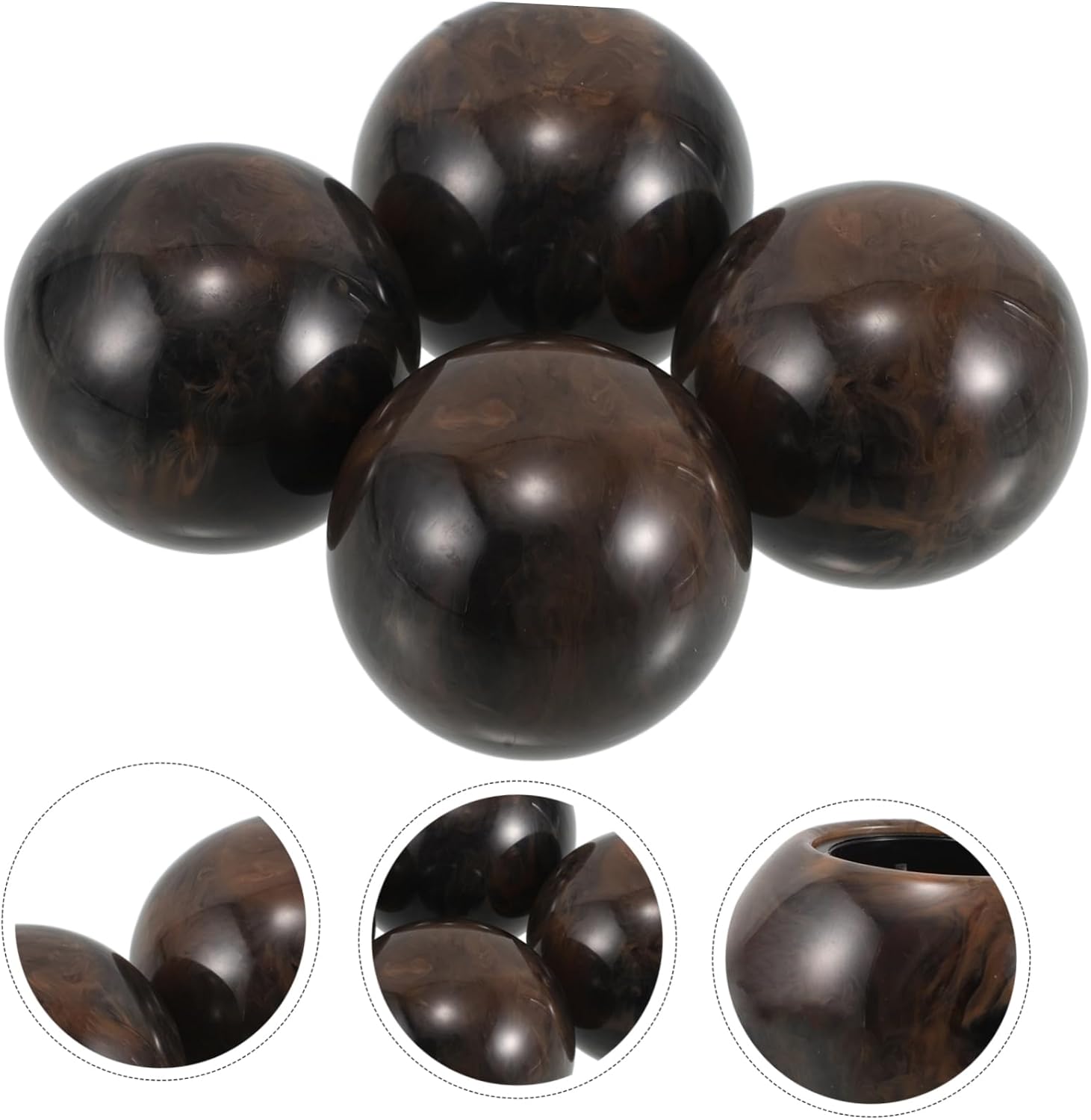 Didiseaon 4pcs Resin Ball Caps for Perfume Bottles