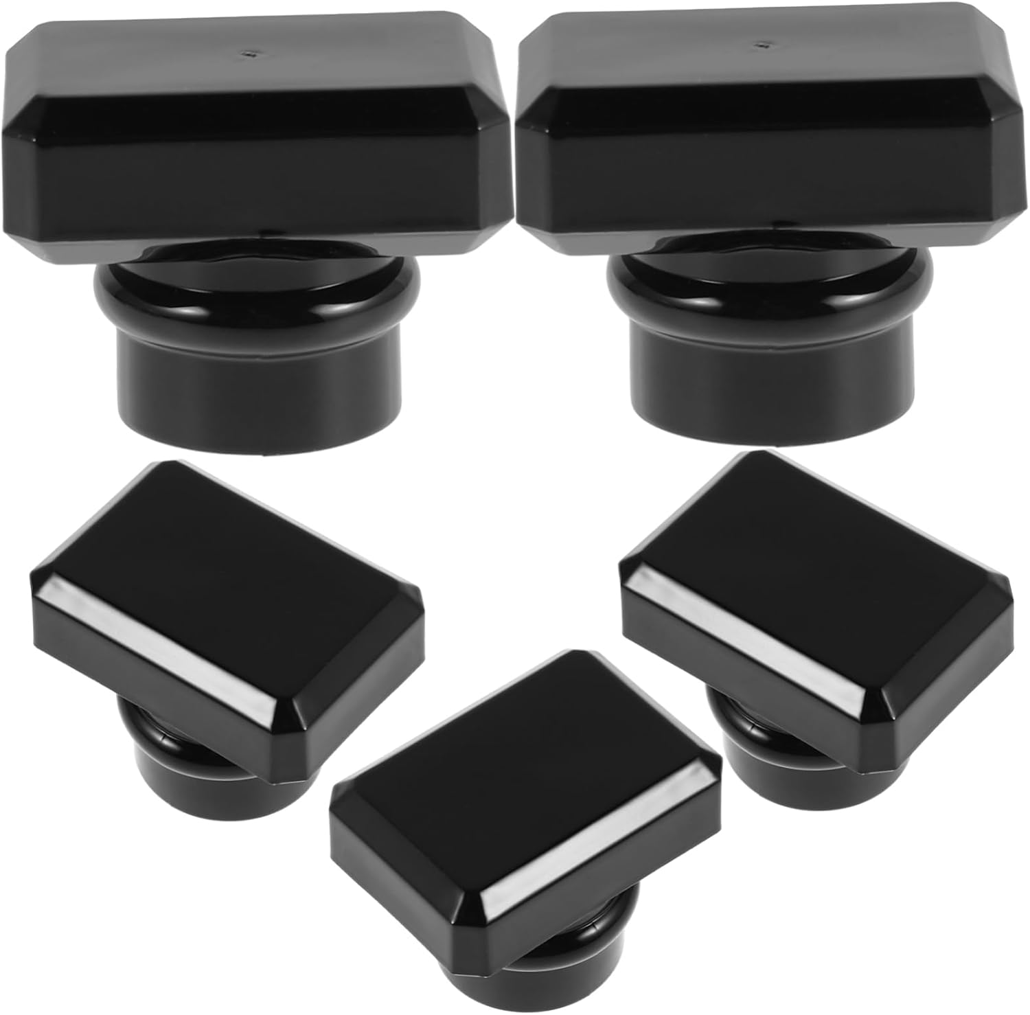 FRCOLOR 5pcs Replacement Plastic Perfume Bottle Caps