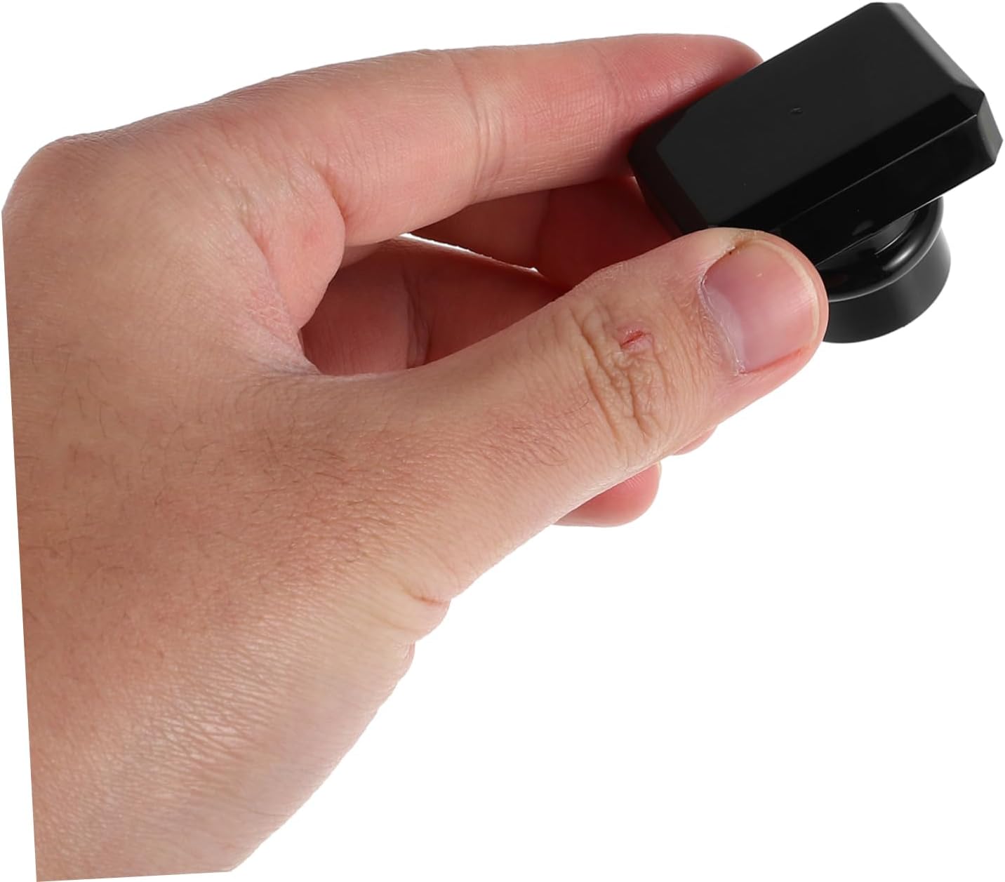 5pcs Black Square Perfume Bottle Caps with Screw Seal for Travel and Versatile Use