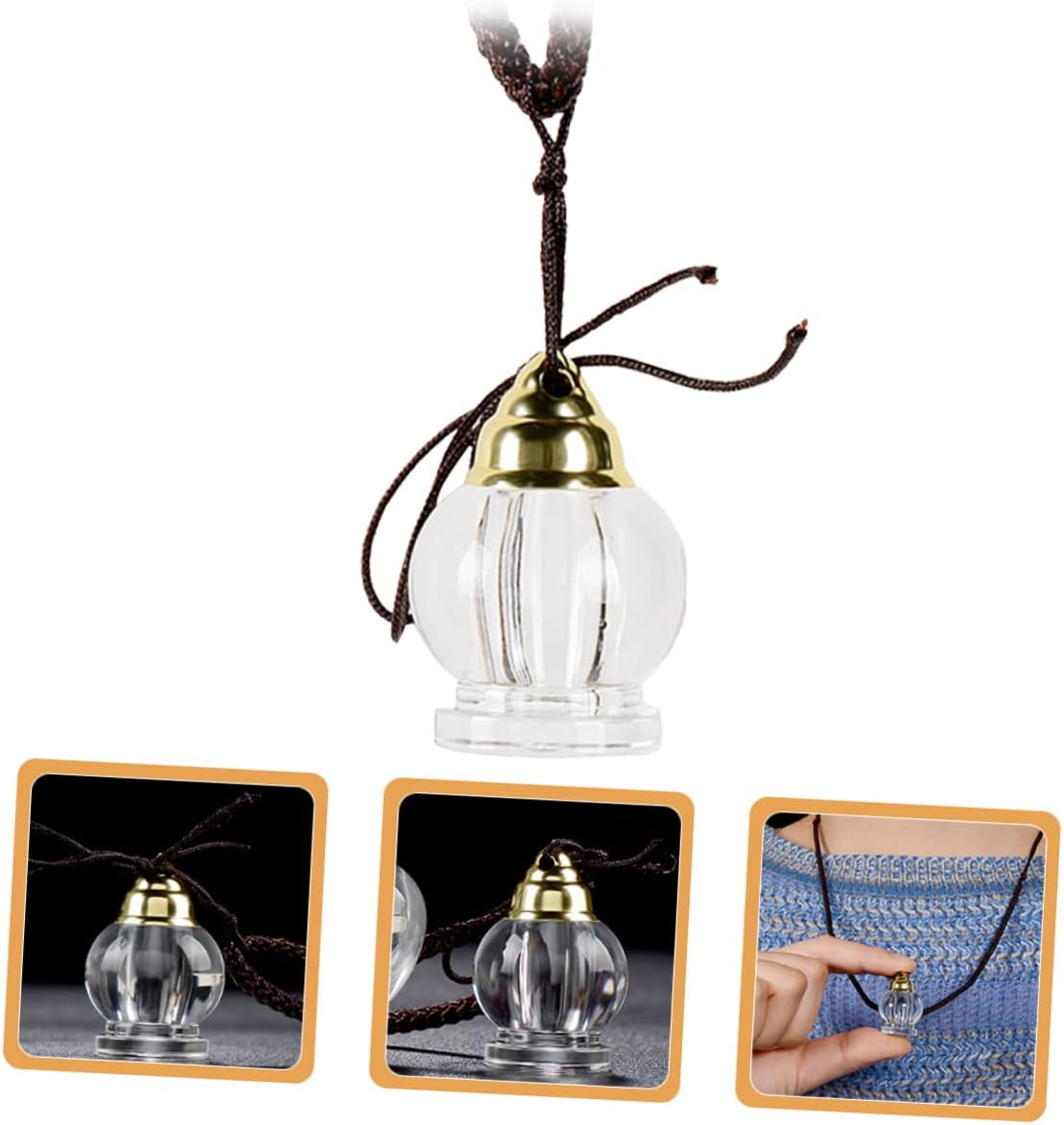 Elegant Essential Oil Diffuser Pendant Necklace