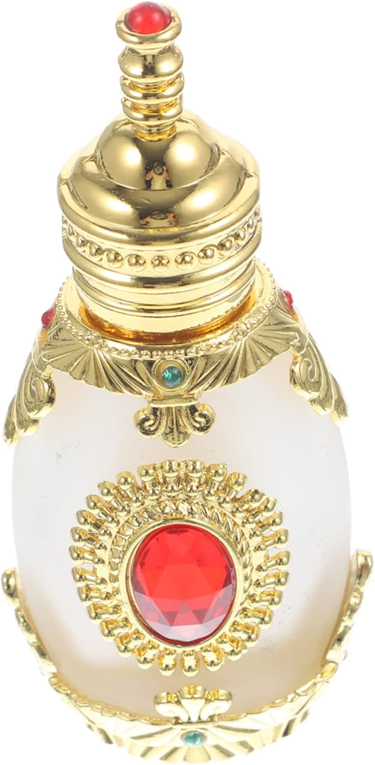 Exotic Style Refillable Perfume Bottle with Rhinestone Design