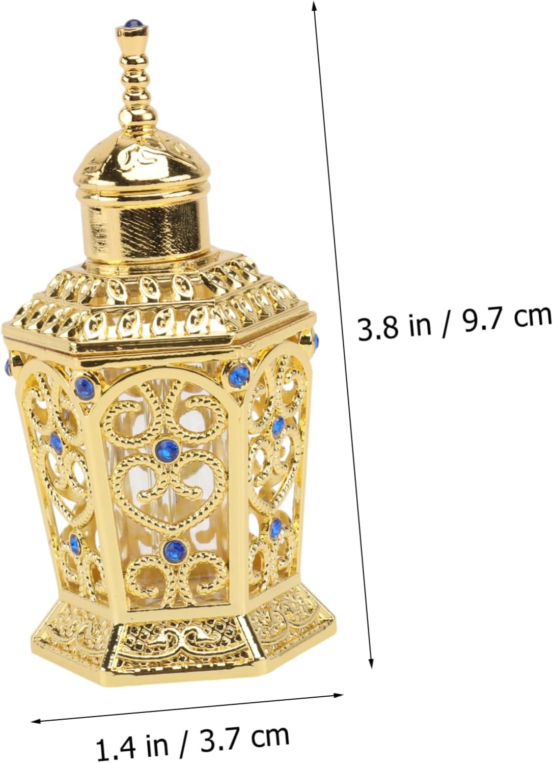 Healvian Refillable Glass Perfume Bottle Stylish Travel Essential Oil Container