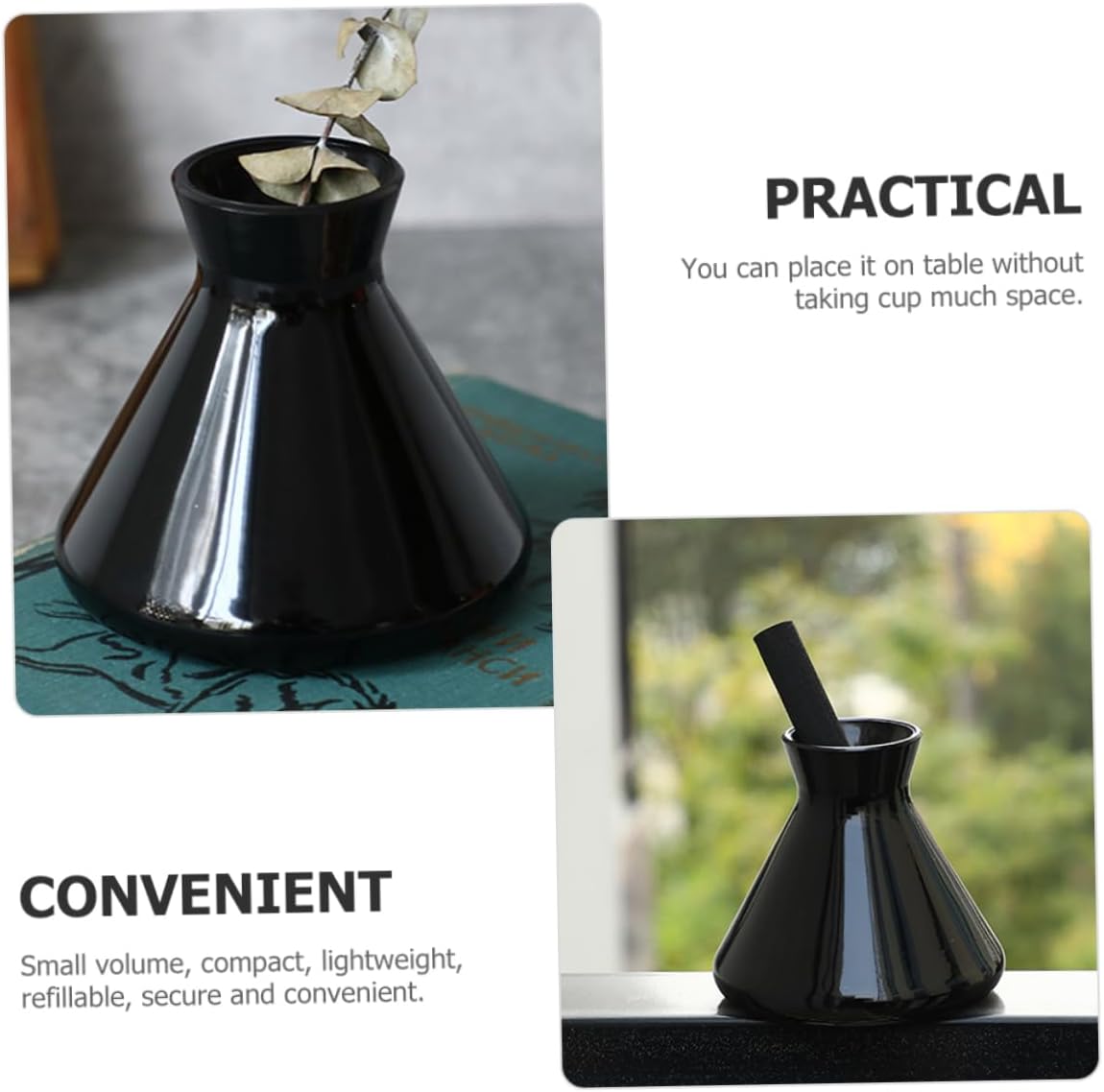 PRETYZOOM Aroma Diffuser Bottle Decorative Storage for Home and Events