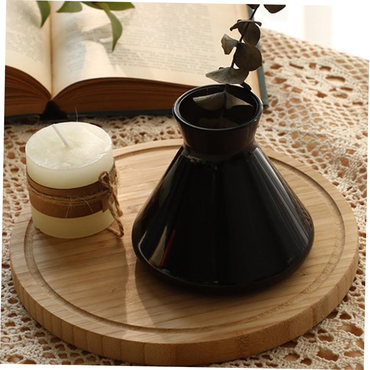 Happyyami Glass Aromatherapy Diffuser Bottle