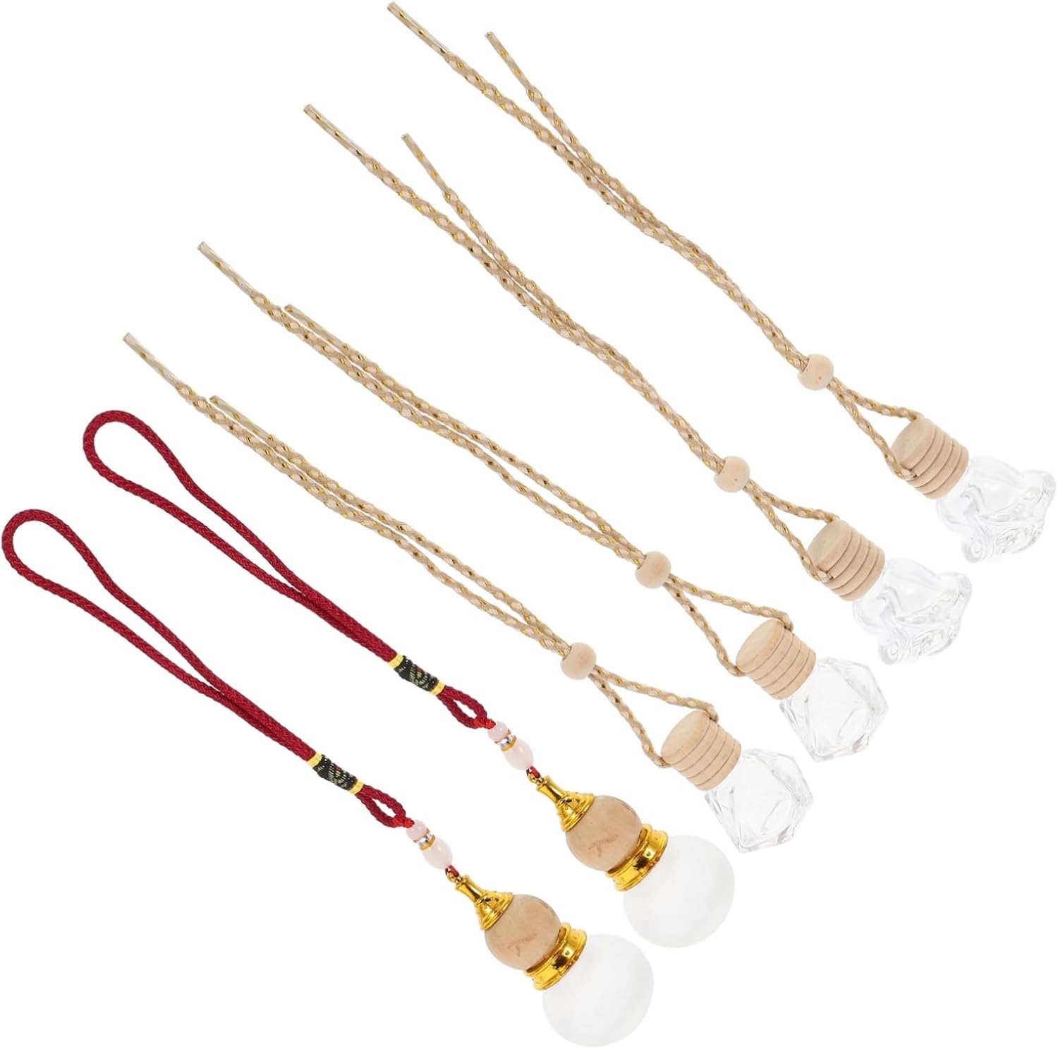 Unomor 6Pcs Hanging Diffuser Bottles for Car and Home