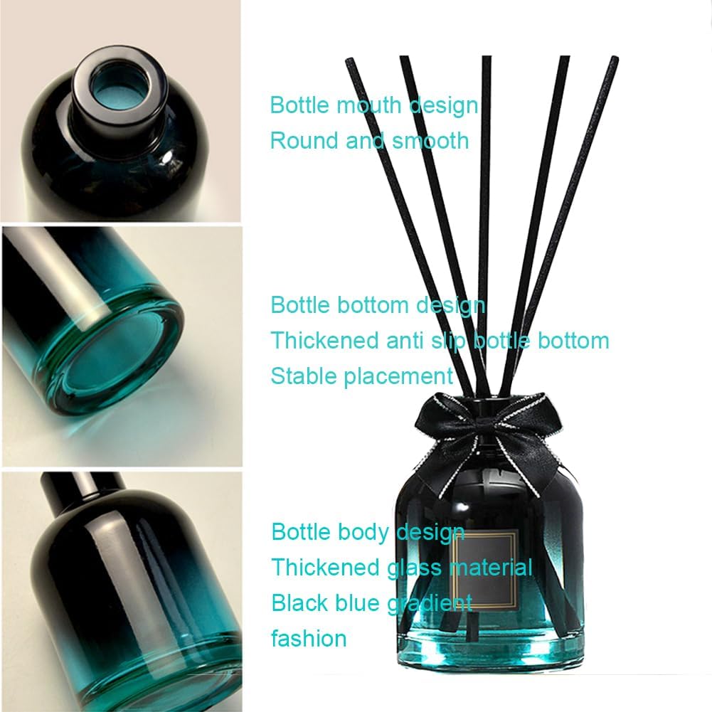 150ml Glass Fragrance Diffuser Bottle - Black Gradient