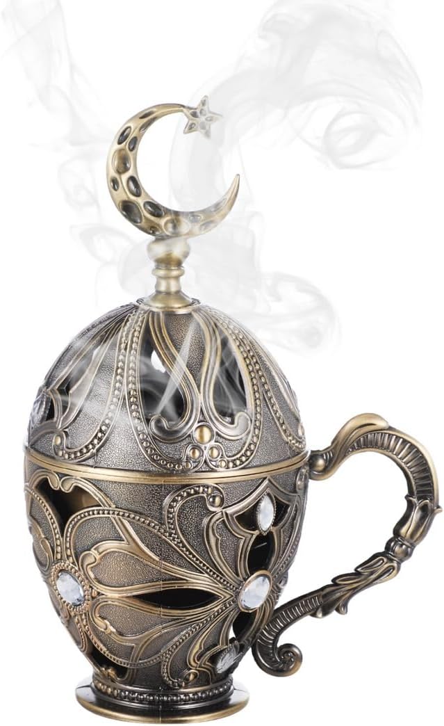 Vintage Cone Incense Burner With Handle