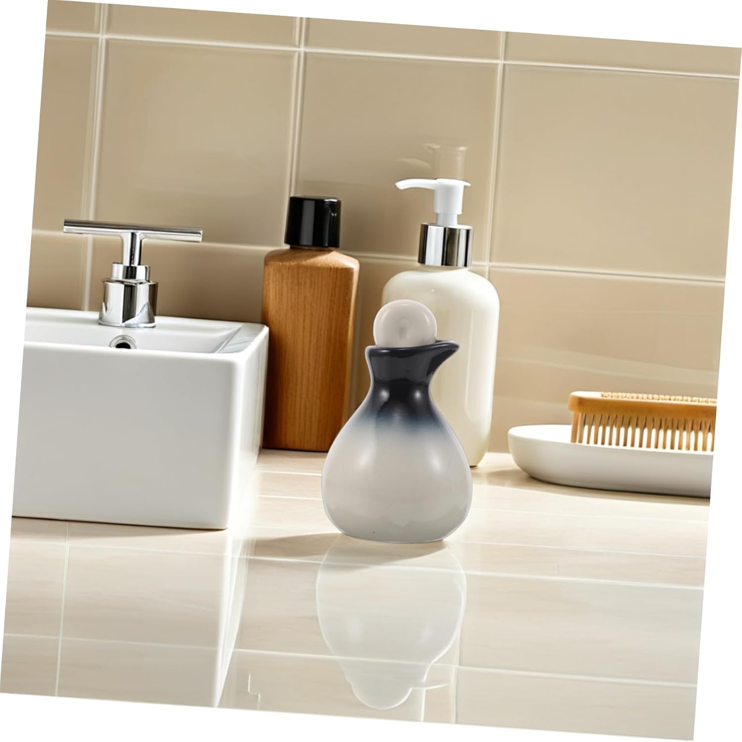 LIFKOME Ceramic Oil Diffuser Bottle for Essential Oils and Perfumes
