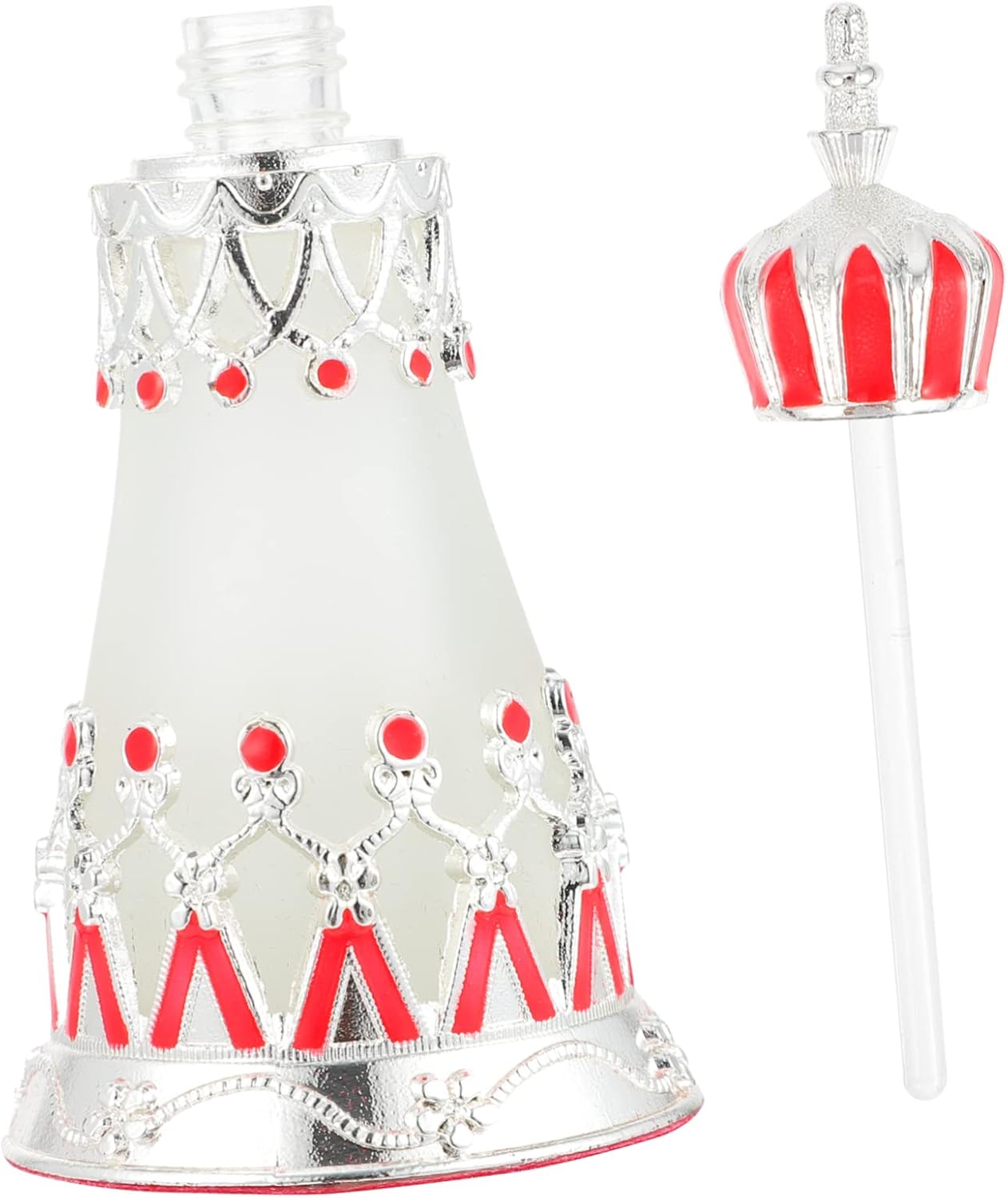 Luxshiny Vintage Arab Style Perfume Bottle Refillable Glass Dropper