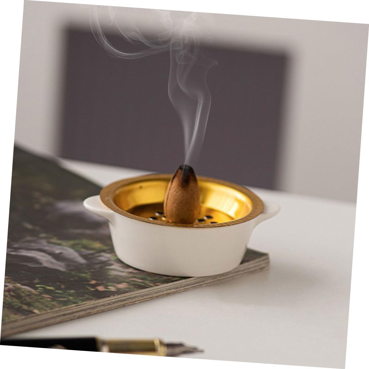 Cabilock 10pc Charcoal Burner Screens Non-Stick Sieve for Incense Burners