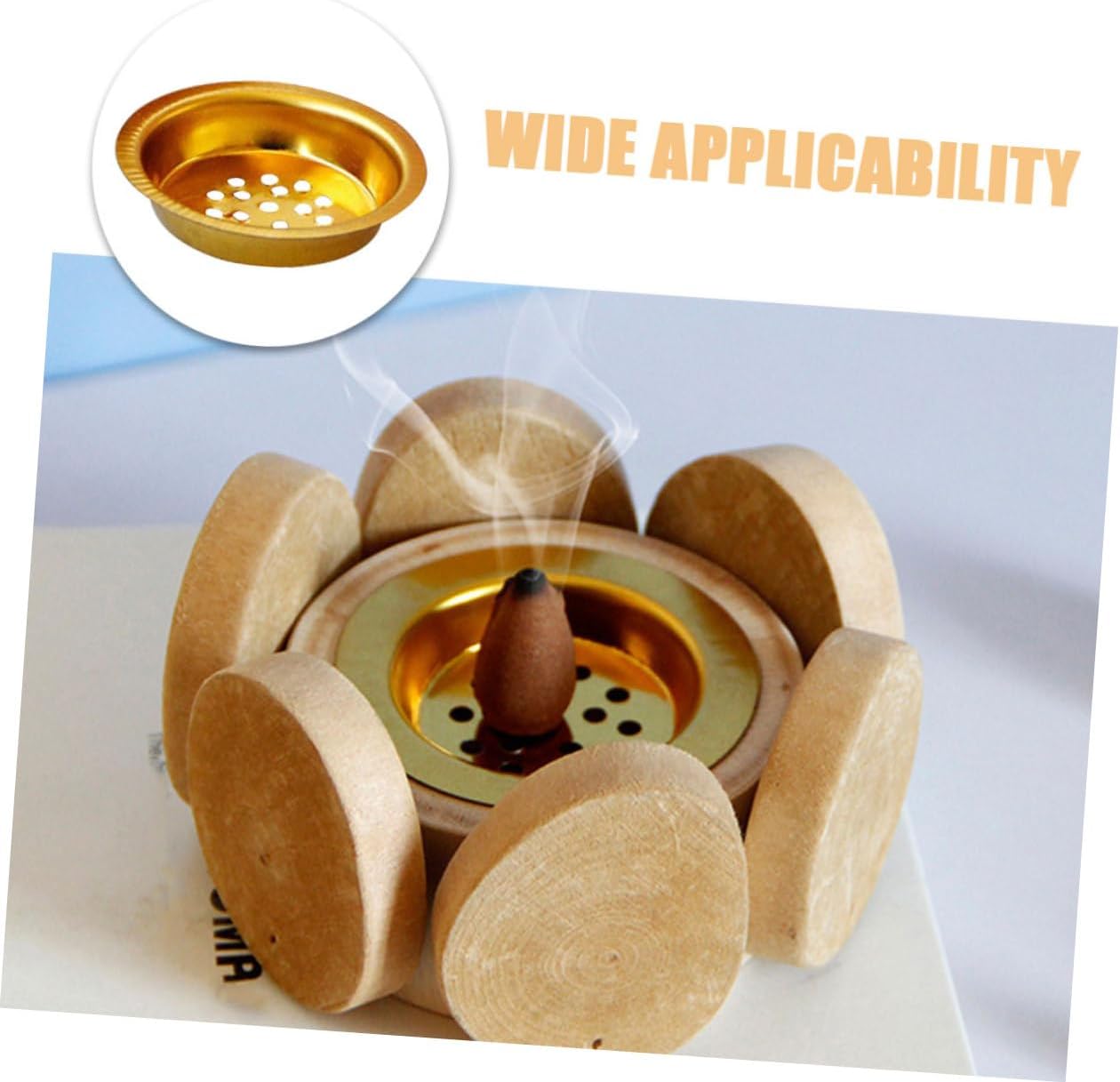 Luxshiny 10pcs Small Charcoal Burner Screens for Aromatherapy