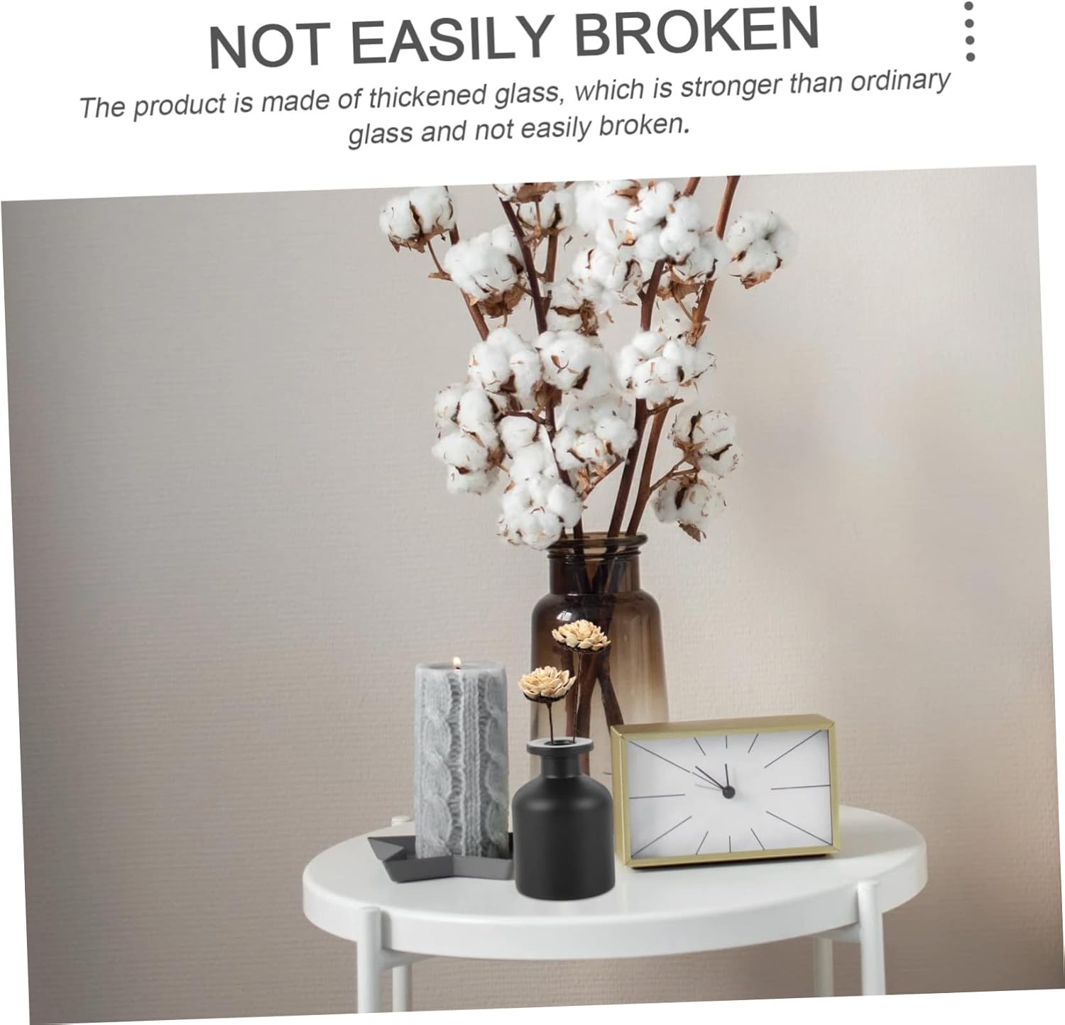 PRETYZOOM 2pcs Frosted Aroma Diffuser Bottles for Home Decor and Gifts