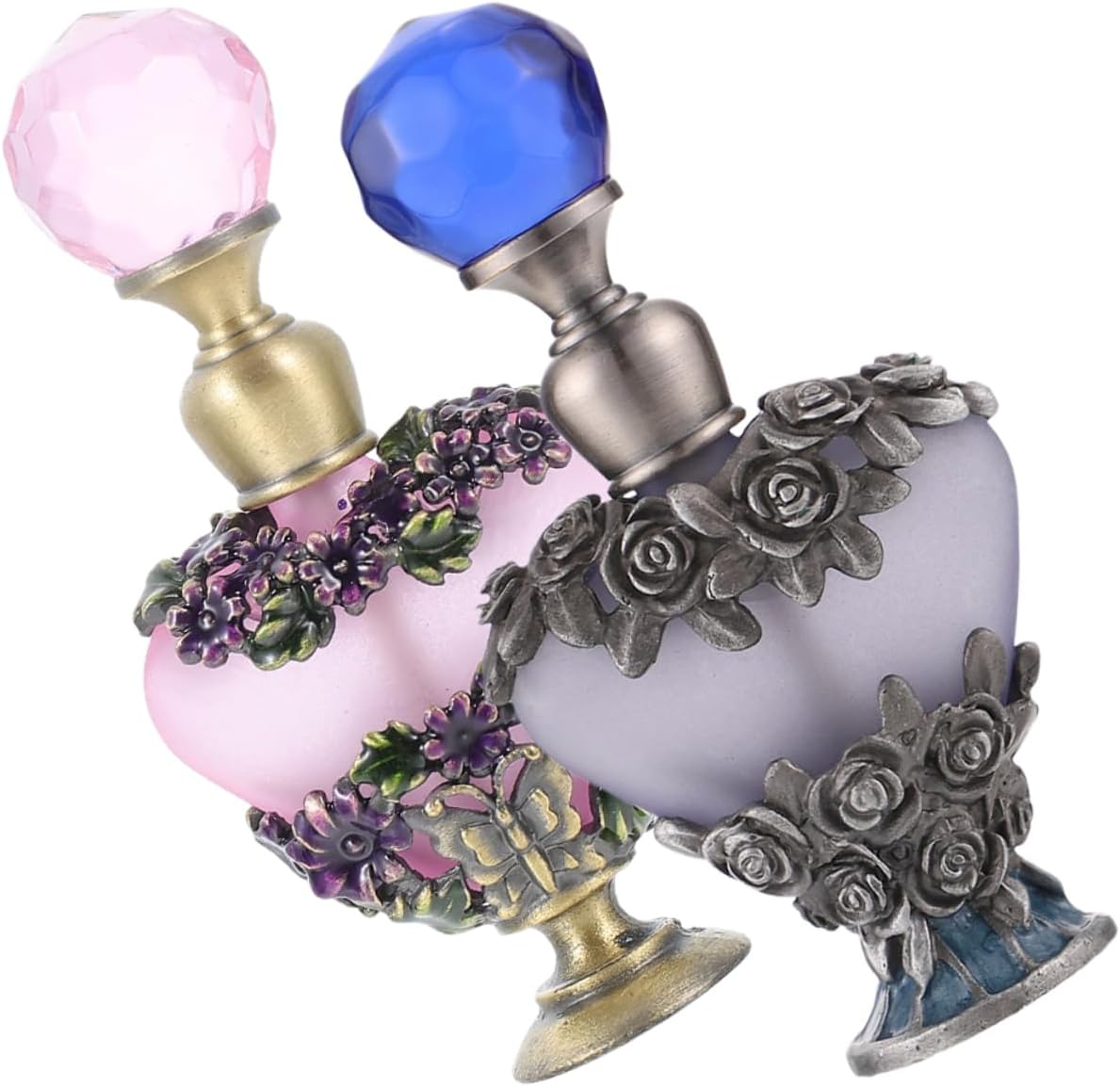 2pcs Retro Decorative Essential Oil Bottles