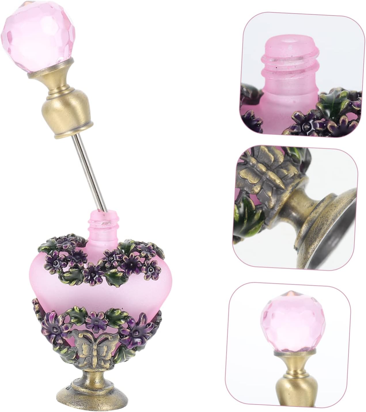 Vintage Painted Perfume Bottle 100ml Decorative Aroma Container