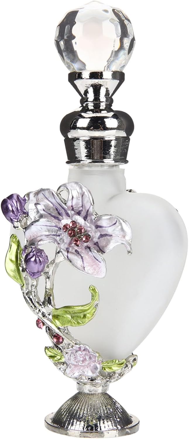 PRETYZOOM Vintage Painted Glass Perfume Bottle 10ml
