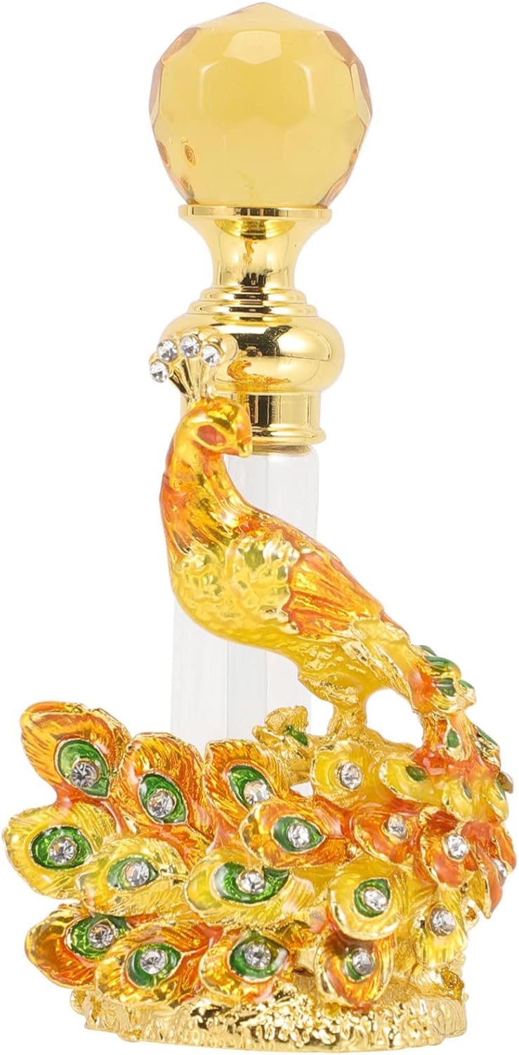 PRETYZOOM Vintage Refillable Perfume Bottle Elegant Decorative Airtight Holder for Personal Use and Travel