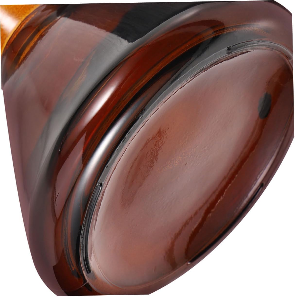 2Pcs Wide Mouth Refillable Diffuser Bottles with Colorful Glass Design