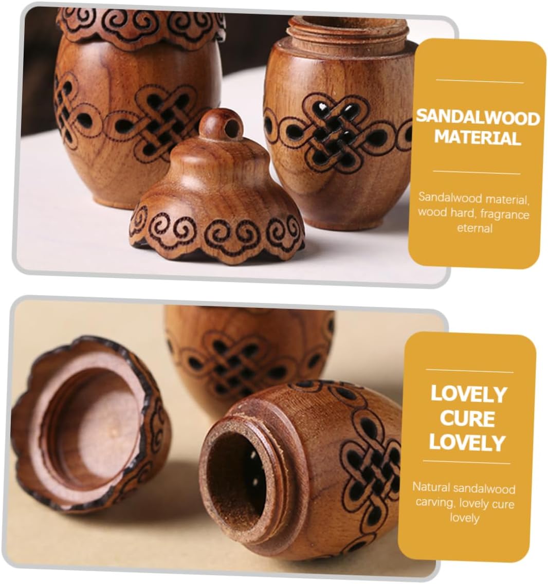 Wooden Aroma Diffuser Pendant for Home and Car