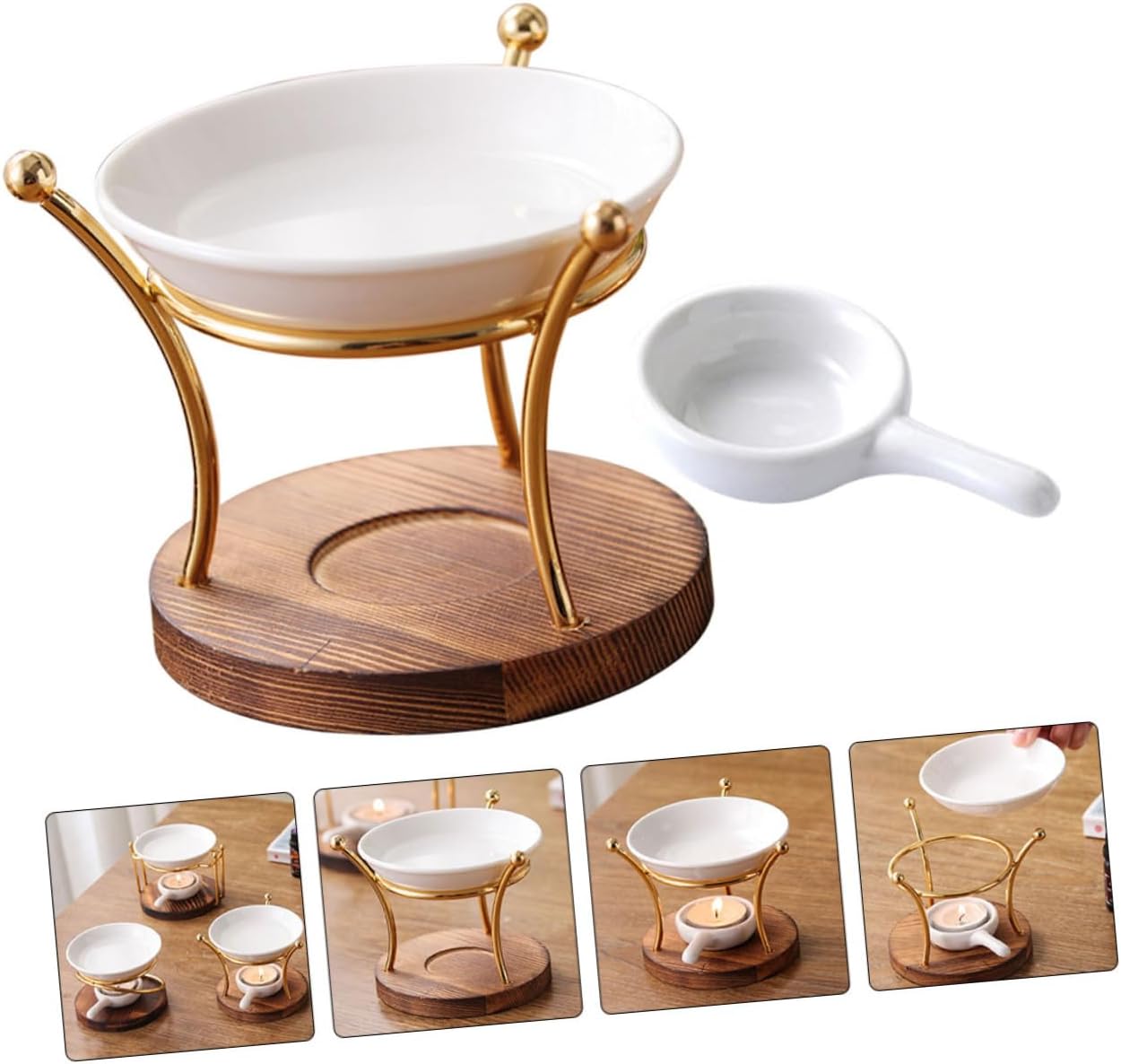 VALICLUD Scented Essential Oil Burner with Tealight Holder