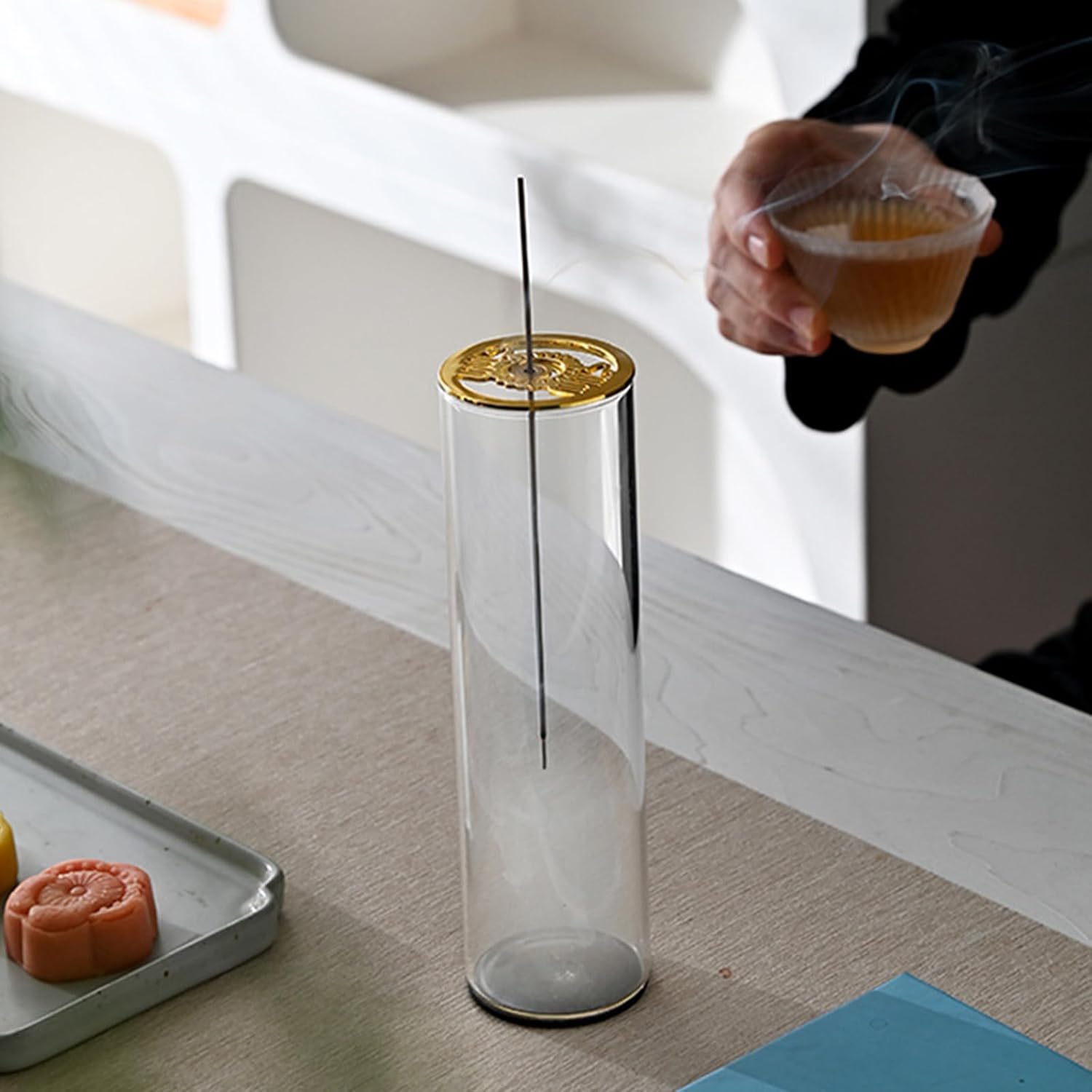 Shurhome Glass Scent Dispenser for Home and Car Use