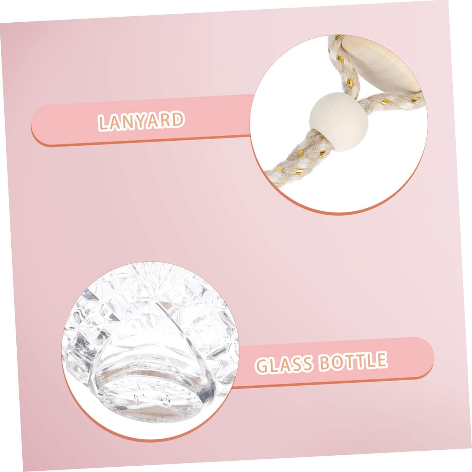 PRETYZOOM 6Pcs Hanging Perfume Bottle for Car and Home Decor