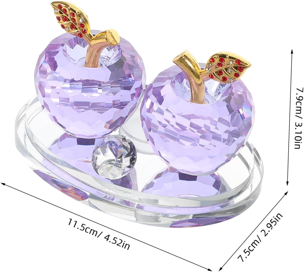 MAGICLULU Apple Sculpture Car Dashboard Perfume Holder